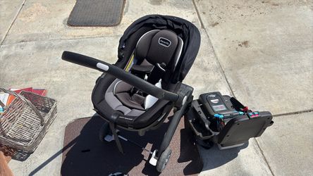 Evenflo dual shyft car seat stroller base