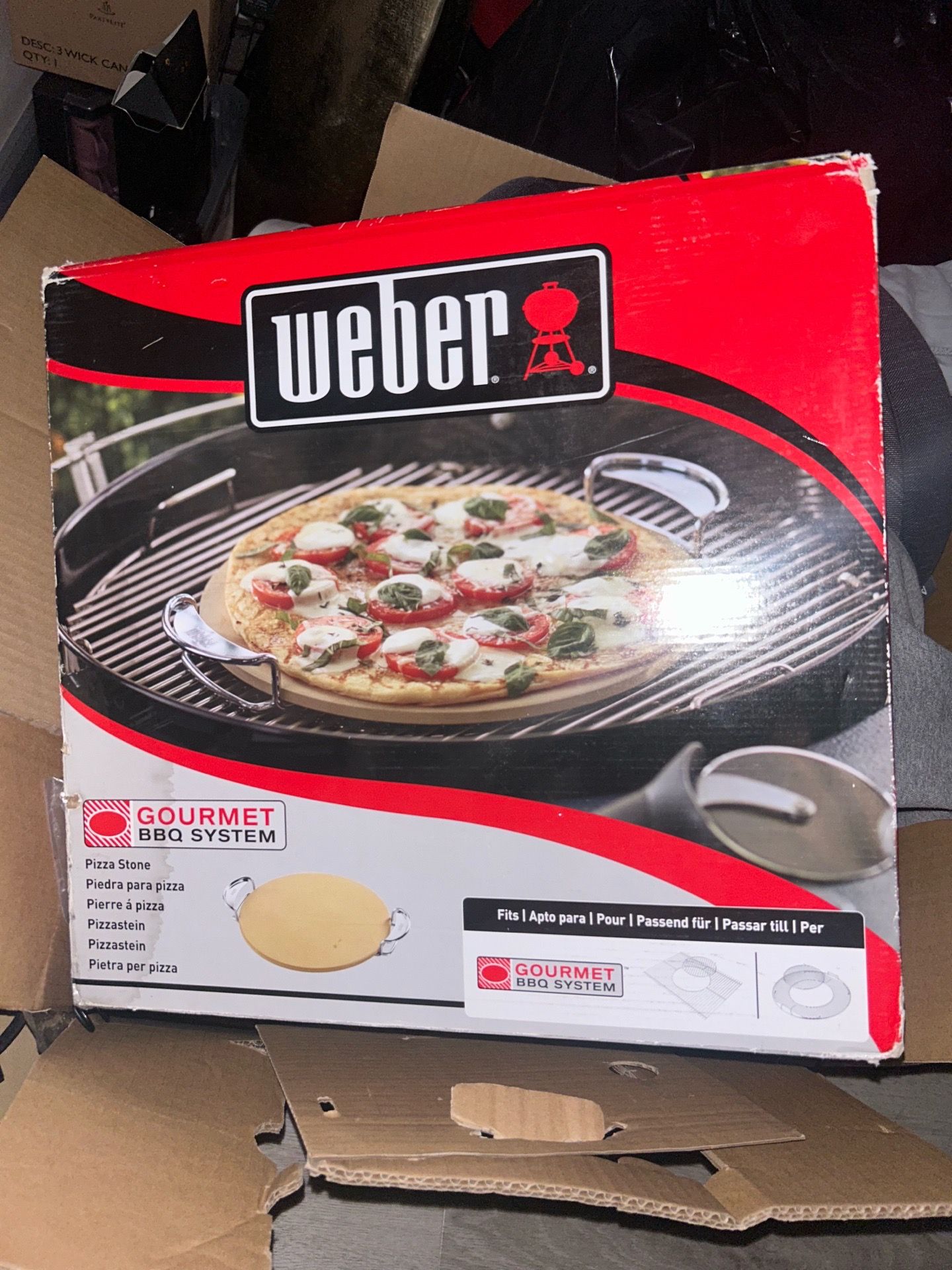 Weber pizza tray to cook