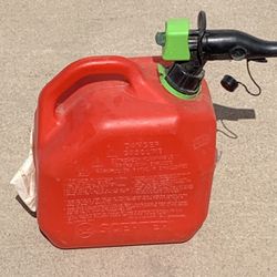 Portable Red Fuel Gas Canister Fuel Gasoline