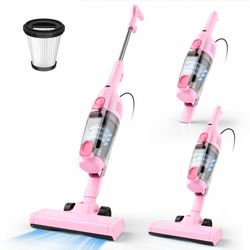 Vazone R6X Corded Stick Vacuum Cleaners for Home, 20Kpa Powerful Suction Stick Vacuum with 16Ft Cord, 2 in 1 Lightweight Handheld Vacuum Cleaner for H