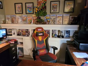 Computer Chair Gaming Chair Iron Man (wide seat)