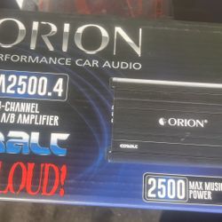 ORION CBA2500.4 BRAND NEW 4-CHANNEL AMP 2500 WATTS
