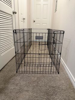 Top Paw Black Wire Dog Exercise Pen