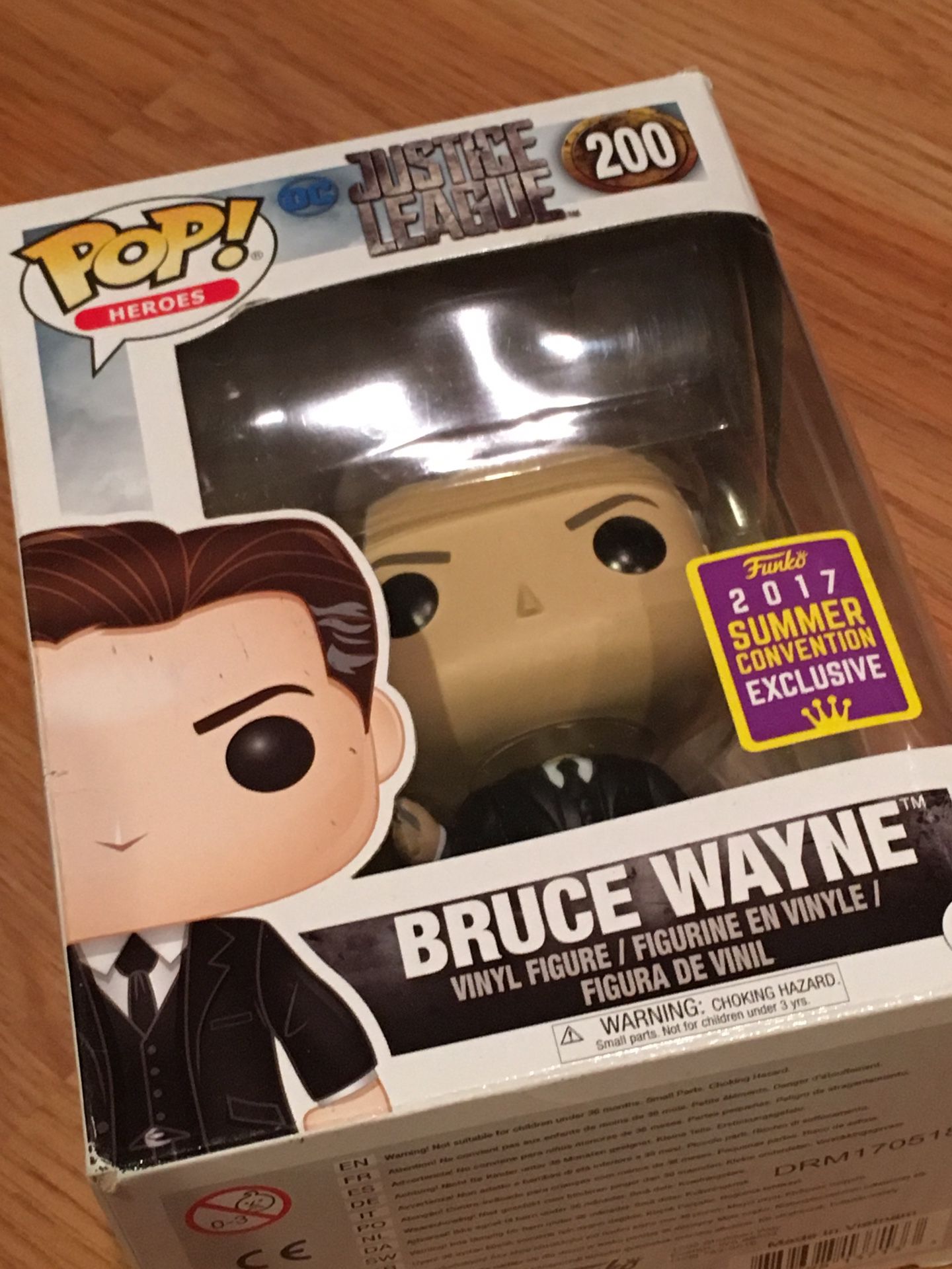 Bruce Wayne Funko POP 2017 Summer Convention Exclusive