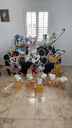 Mickey Mouse Custom Cut Outs Runaway Railway Party Bundle