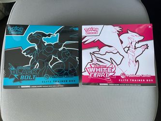 Black Bolt & White Flare Pokémon center ETBs