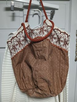 hobo bag purse brown
