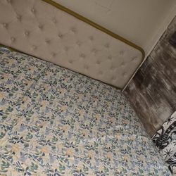 Full Size Bed Frame and Mattress 