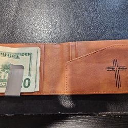 Leather Money Clip
