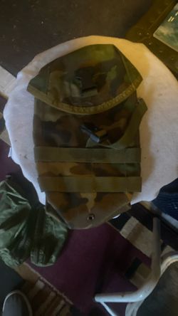 Vintage Military Bags And Ammo Pouch