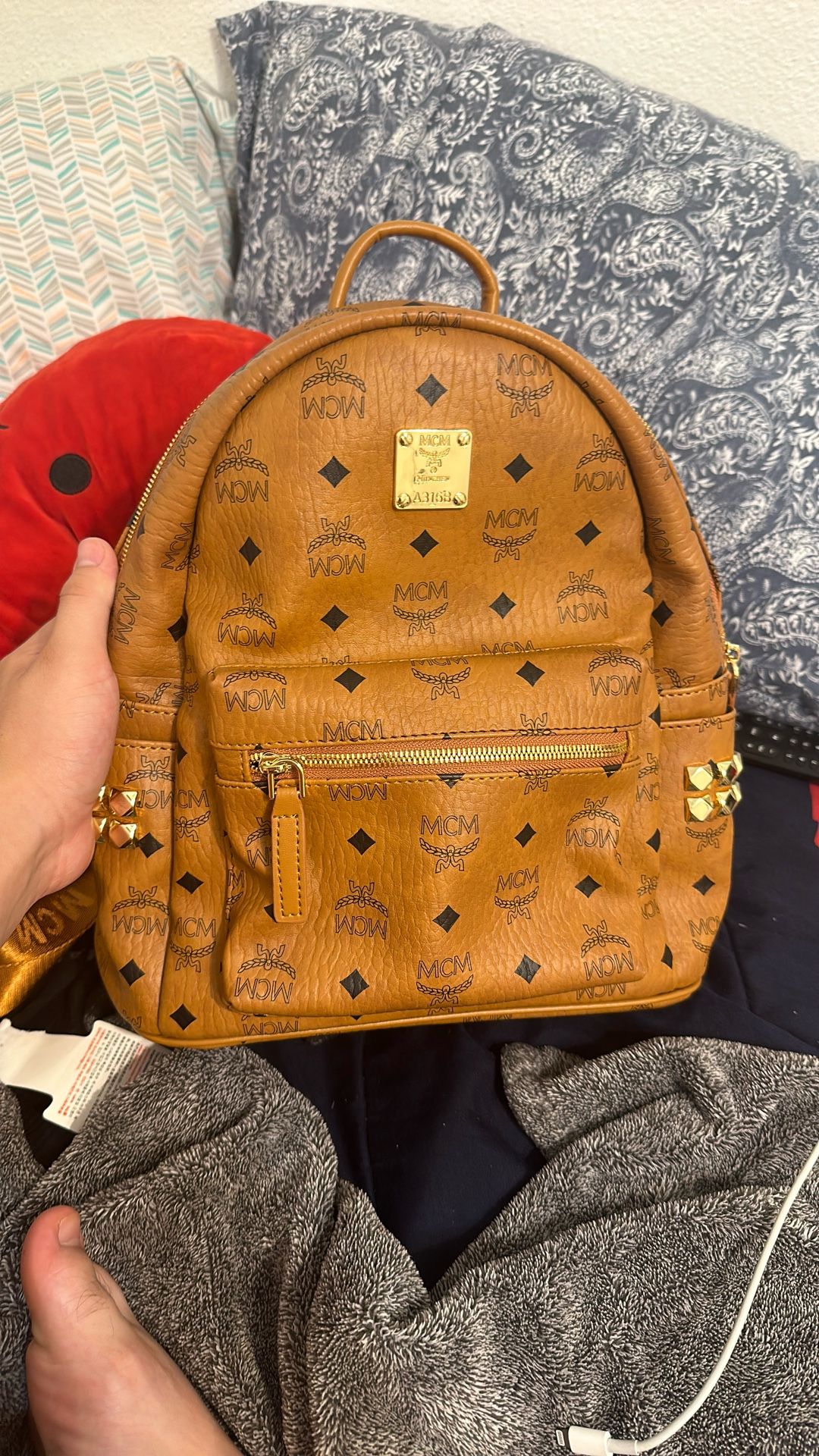 Brown MCM bag
