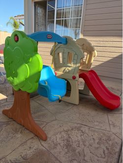 Little tikes hide and seek climber and swing