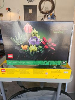 Lego succulents. Never opened. RAY & AZ AVE. Pick up only