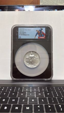 Superman 2025 2.5 oz silver medal MS 70