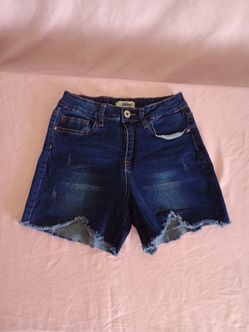 California vintage distressed hem denim shorts size 9