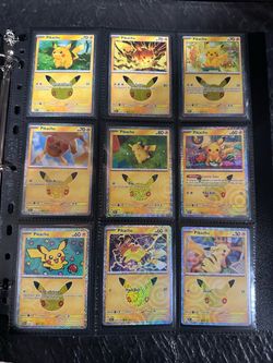30th anniversary pokemon card pikachu