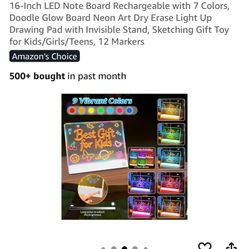 LED Drawing Board For Kids 