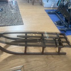 Antique Sled Coffee Table