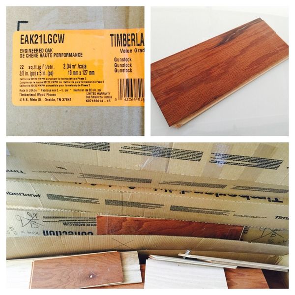 Brand New 20 Boxes Of Engineered Hard Wood Floors Brand