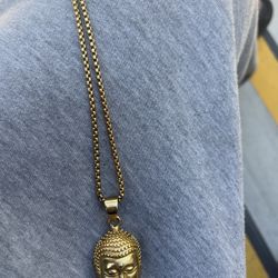 18k buddha chain