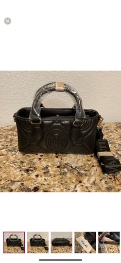 Valentino Orlandi Black Quilted Bag NWT