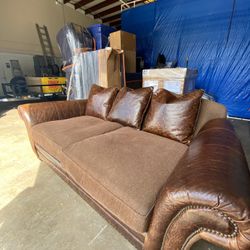 Leather Sofa $250