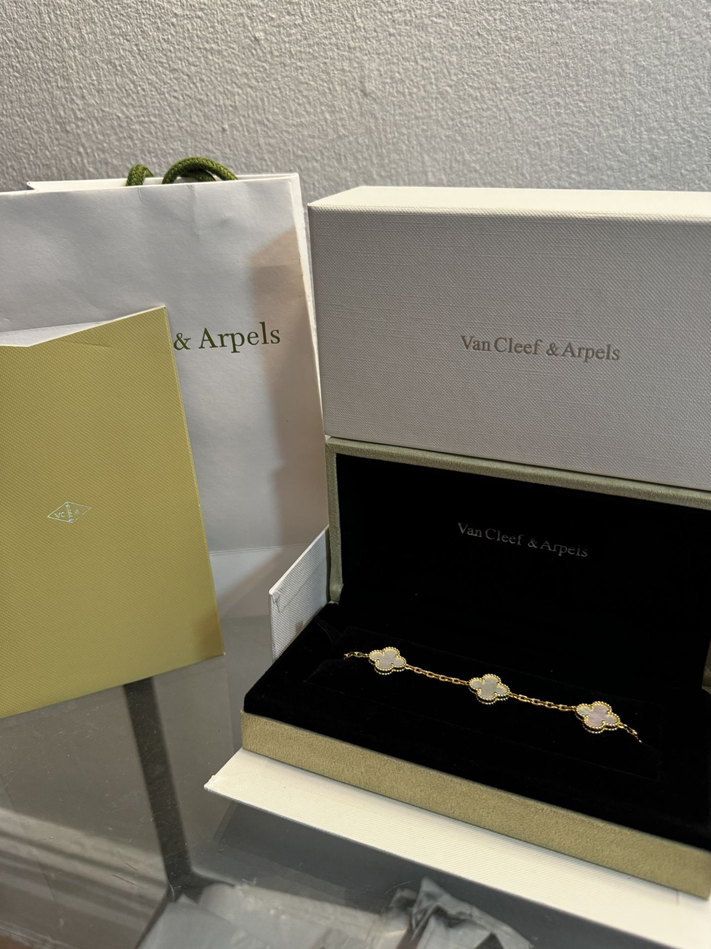 Van Cleef Bracelet Black And Gold