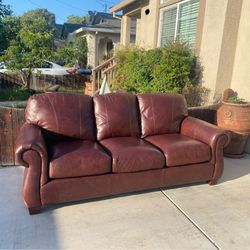 Leather Couch (Free Delivery)