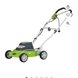 Green works 18” Electric 12Amp Mower NEW