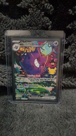 Gengar EX Pokémon Card 280 HP Holo 30 th celebration