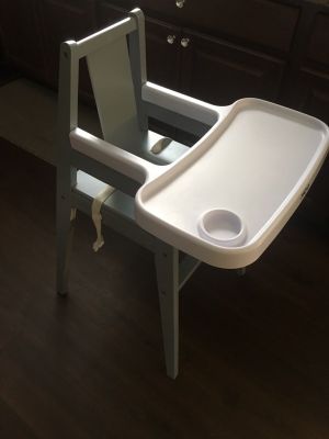 Zobo Summit Wooden High Chair Stone Gray For Sale In Miramar Fl Offerup