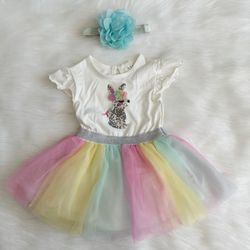 Btween 18 Months Baby Girl Sequins Casual/Formal Dress