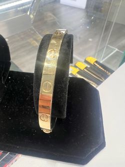 14kt yg luxury bangle