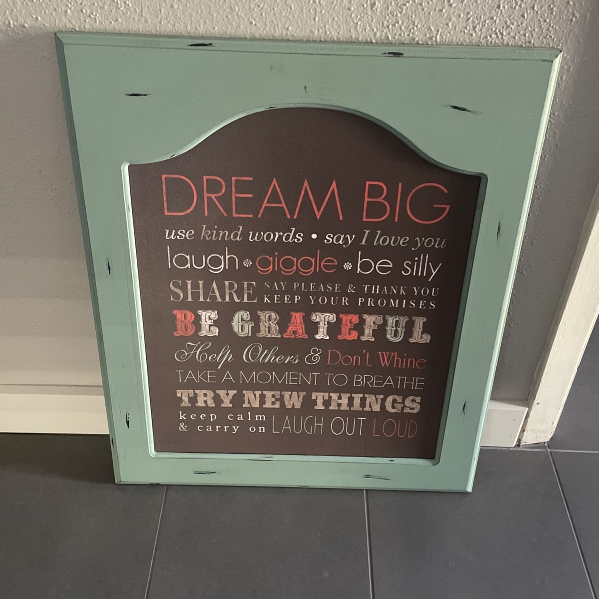Wall Decor Frame - Dream Big - Hobby Lobby