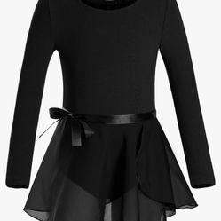 Kids Ballet Leotard with Tutu Skirt and Tight for 6-8 YO