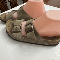 Green Birkenstock Slipper Size 38
