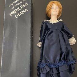Vintage Princess Diana Fine Porcelain Doll