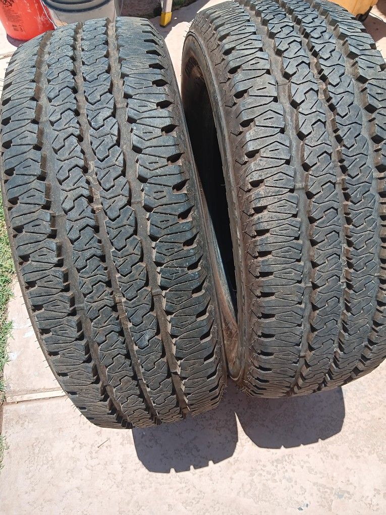 2 TIRES FIRESTONE LT285/60/20