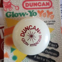 Vintage Mid-century Duncan Glow Imperial yoyo toy
