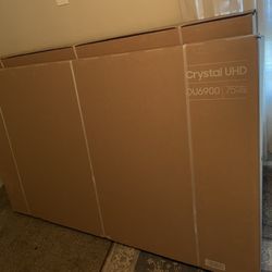 Samsung 75” Crystal 4k Smart Tv
