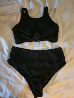 2pc Bikini Set/ Black 