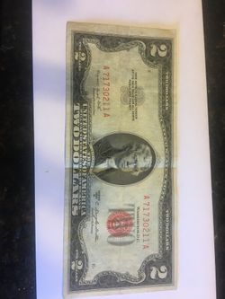 2dollar red seal from 1953