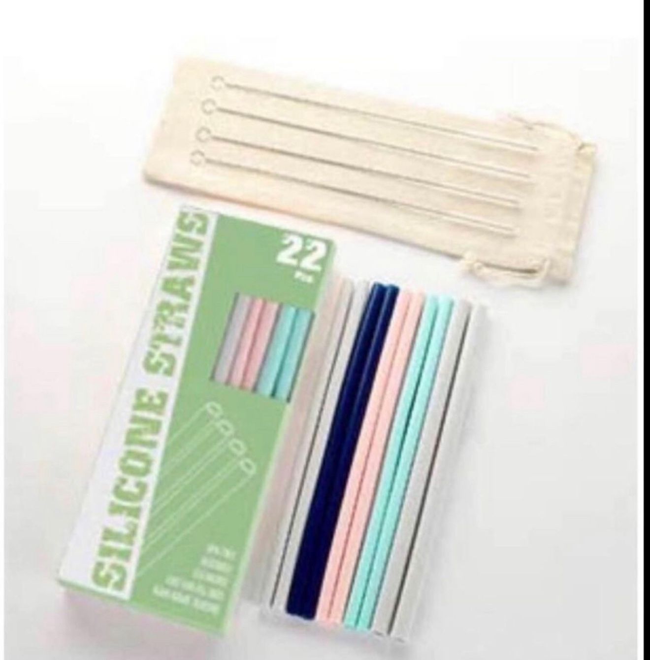 22 Pcs Straws - Reusable Drinking Straws for 30oz and 20oz Tumblers 8.7” Straight