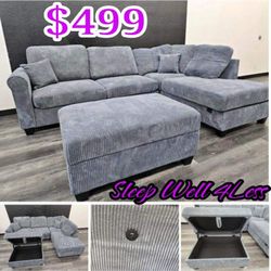New Sectional Sofas With OTTOMAN 