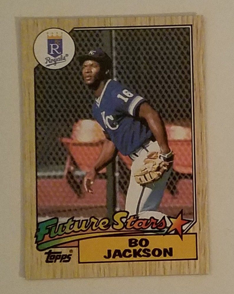Bo Jackson baseball rookie card