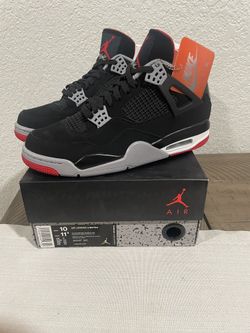 Retro 4 (2019 Bred) Size 10 DS