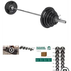 Fitness Gear 300 lb. Olympic Weight Set 