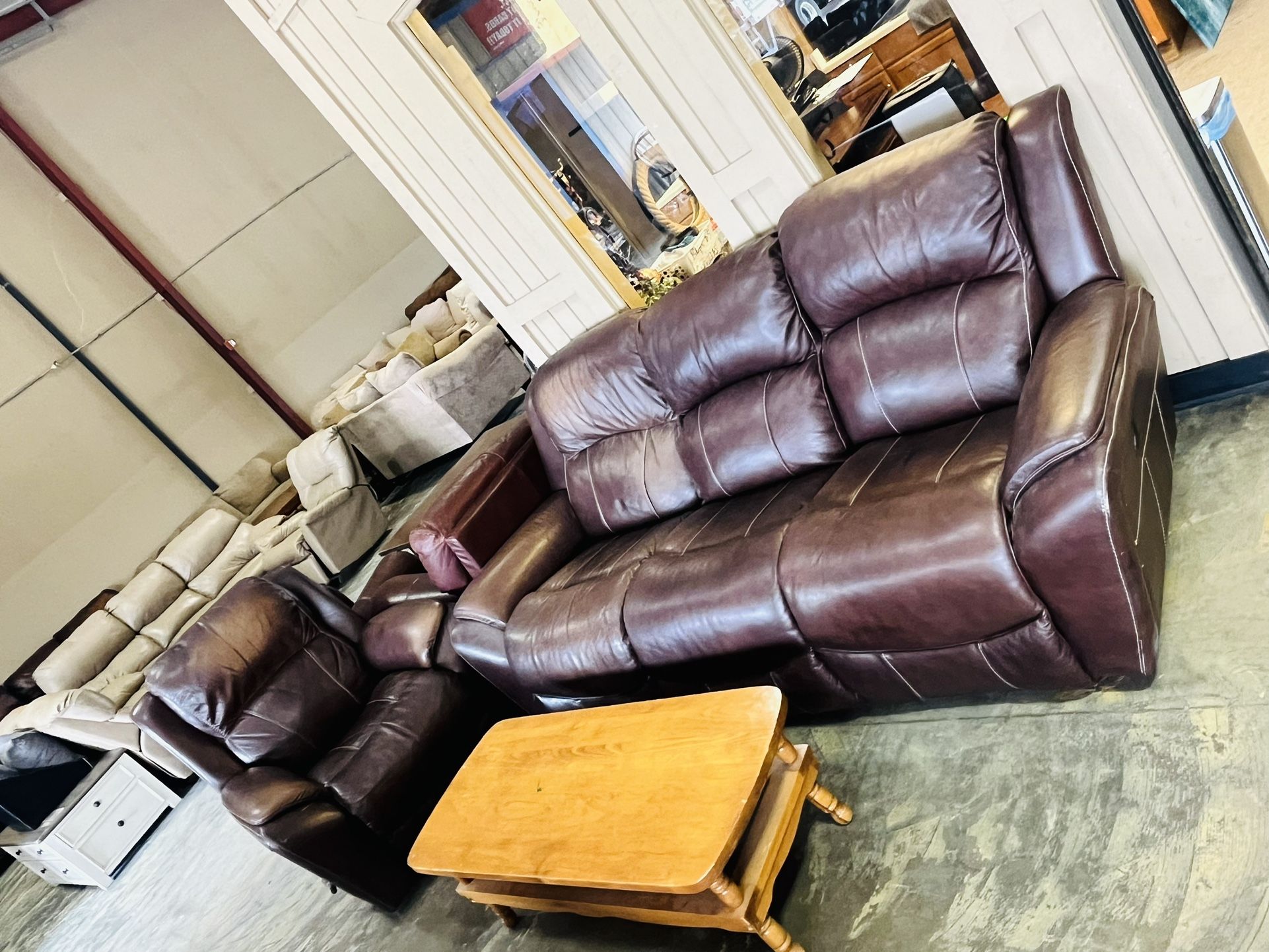 Two Piece Recliner 