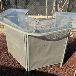 Glass Bar Table 