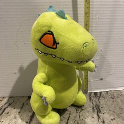 Nickelodeon Rugrats Reptar 10” Plush Toy Just Play 2023 Green Dinosaur Dino